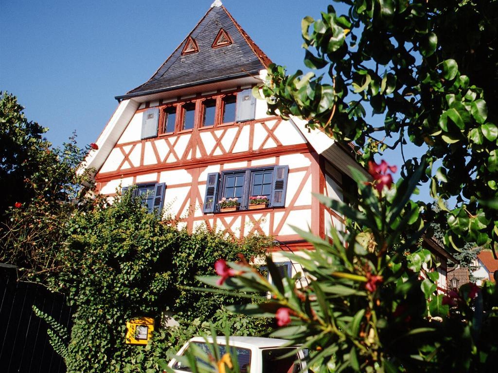 Hotel Garni Zur Bergstrasse Zwingenberg  Bagian luar foto